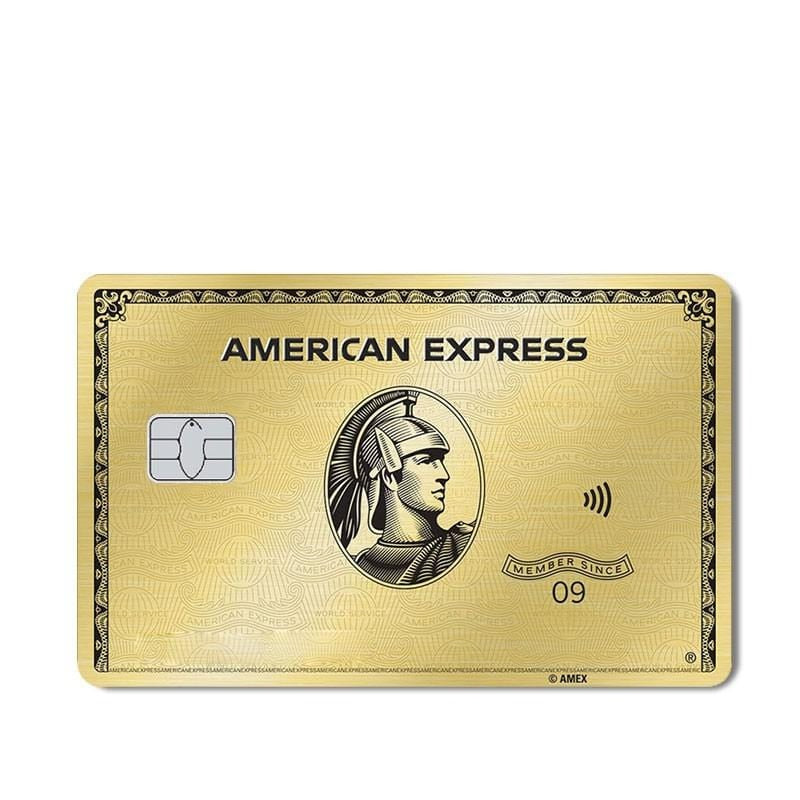 Stickers Carte Bancaire American Express Gold