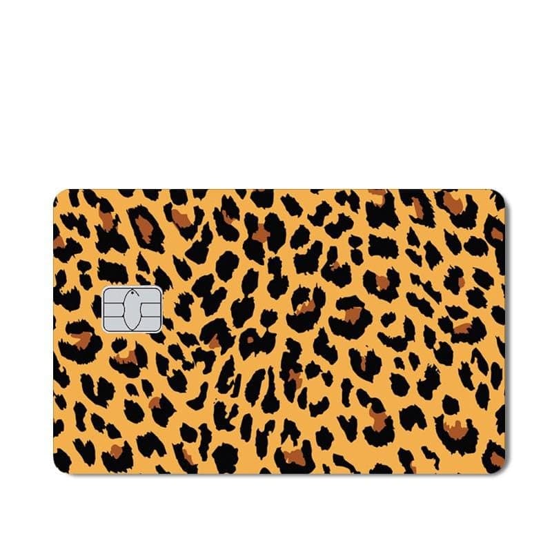 Stickers Carte Bancaire Léopard Stickers Mania
