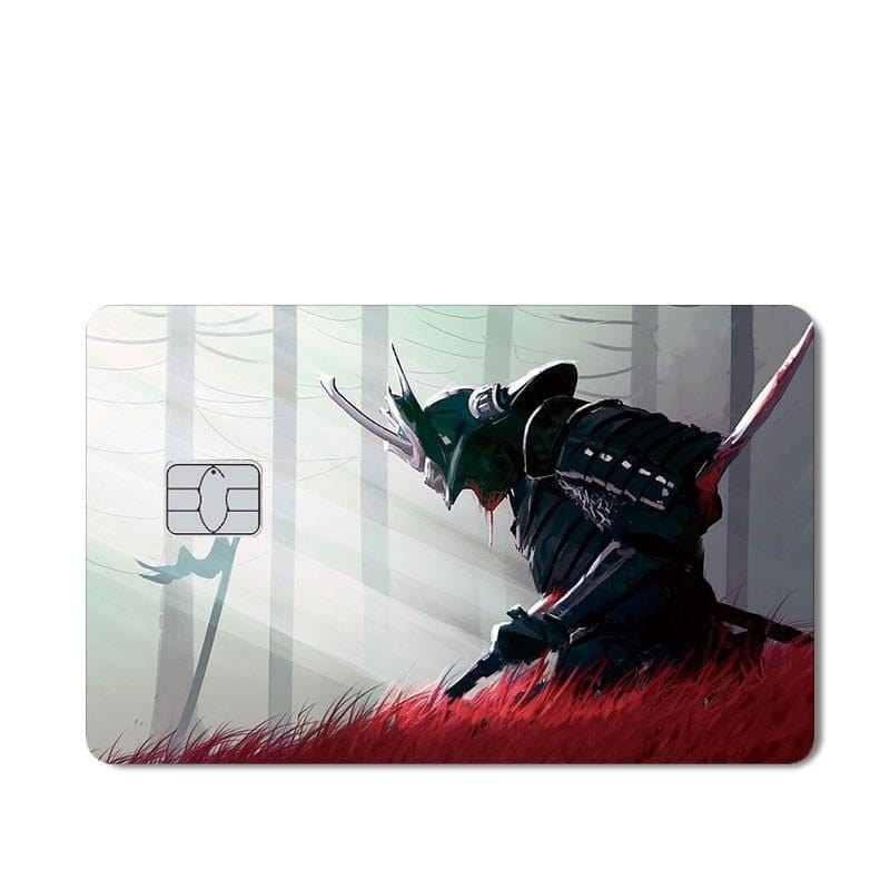 Stickers Carte Bancaire Samuraï Stickers Mania