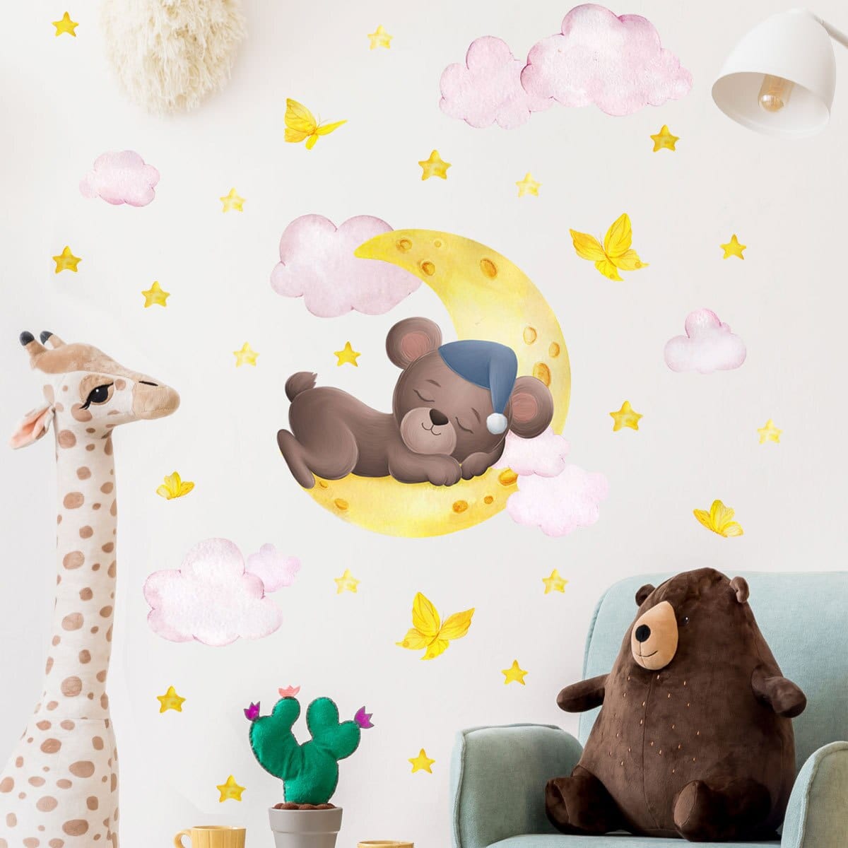 Stickers Chambre Bébé <br> Nounours Mignon Stickers Mania