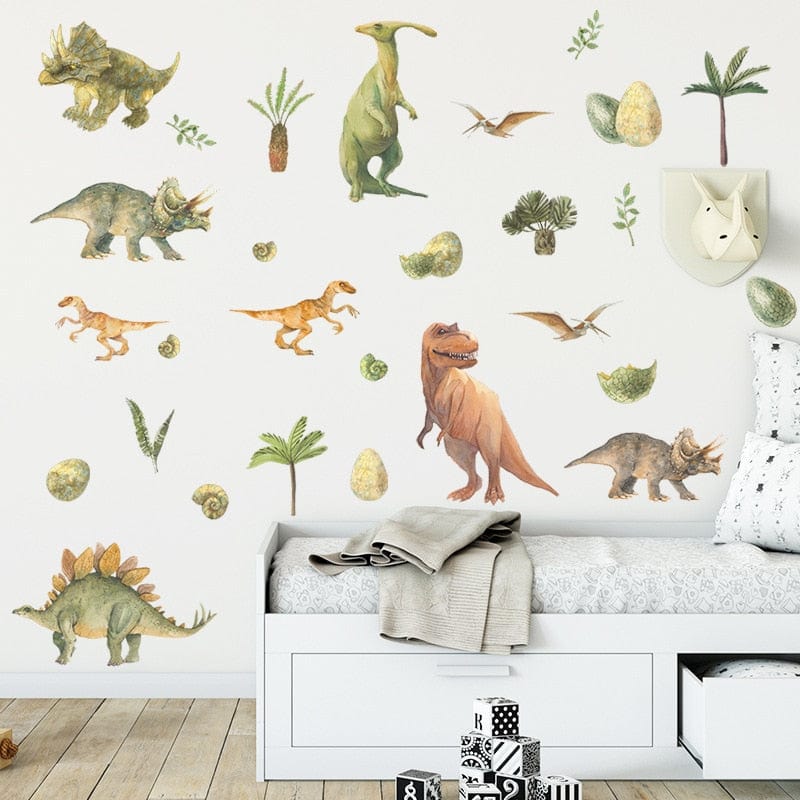 Stickers Chambre Bébé <br>Royaume des Dinosaures Stickers Mania