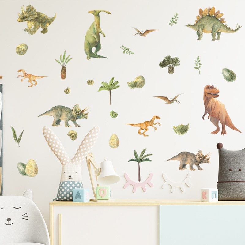 Stickers Chambre Bébé <br>Royaume des Dinosaures Stickers Mania