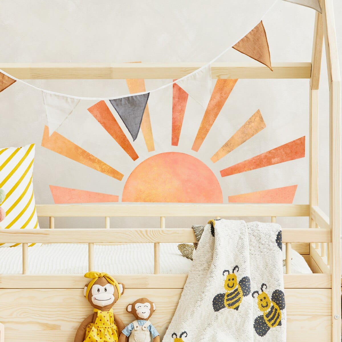 Stickers Chambre Enfant<br>Soleil Levant