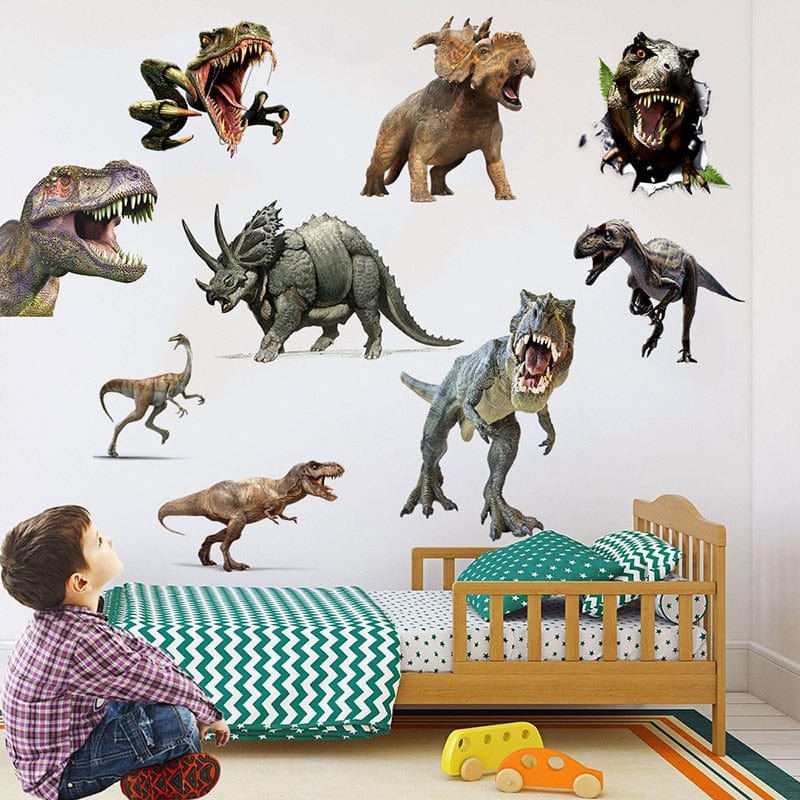 Stickers Chambre Garçon Dinosaures Géants