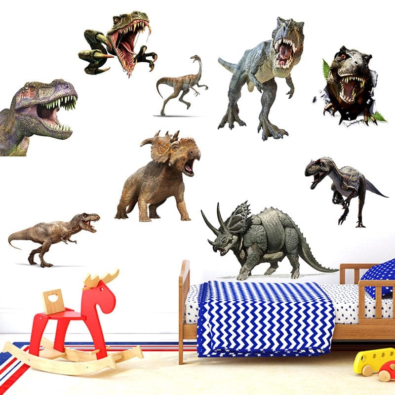 Stickers Chambre Garçon Dinosaures Géants