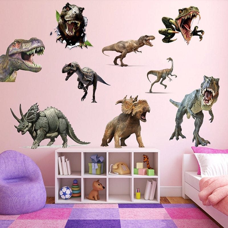 Stickers Chambre Garçon Dinosaures Géants