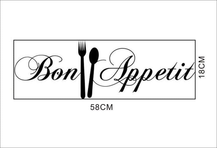 Stickers Cuisine Bon Appétit