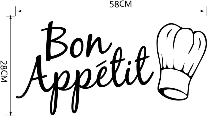 Stickers Cuisine Bon Appétit 2 Stickers Mania