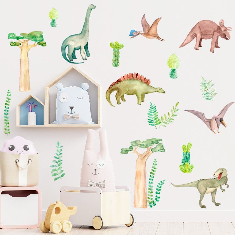 Stickers Dinosaures Chambre Bébé Stickers Mania