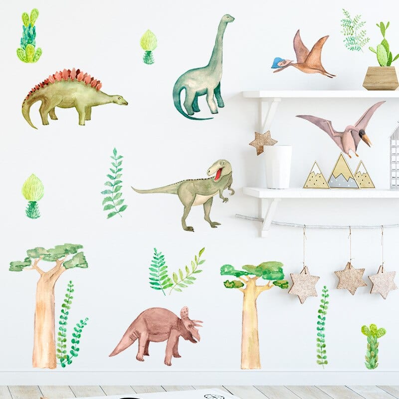 Stickers Dinosaures Chambre Bébé Stickers Mania
