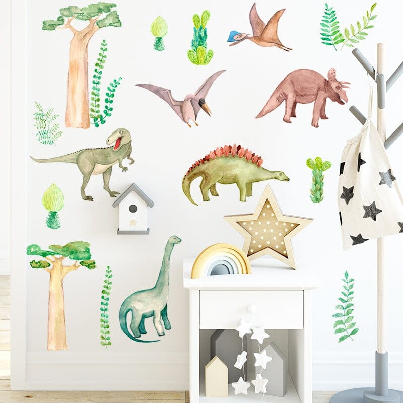 Stickers Dinosaures Chambre Bébé Stickers Mania