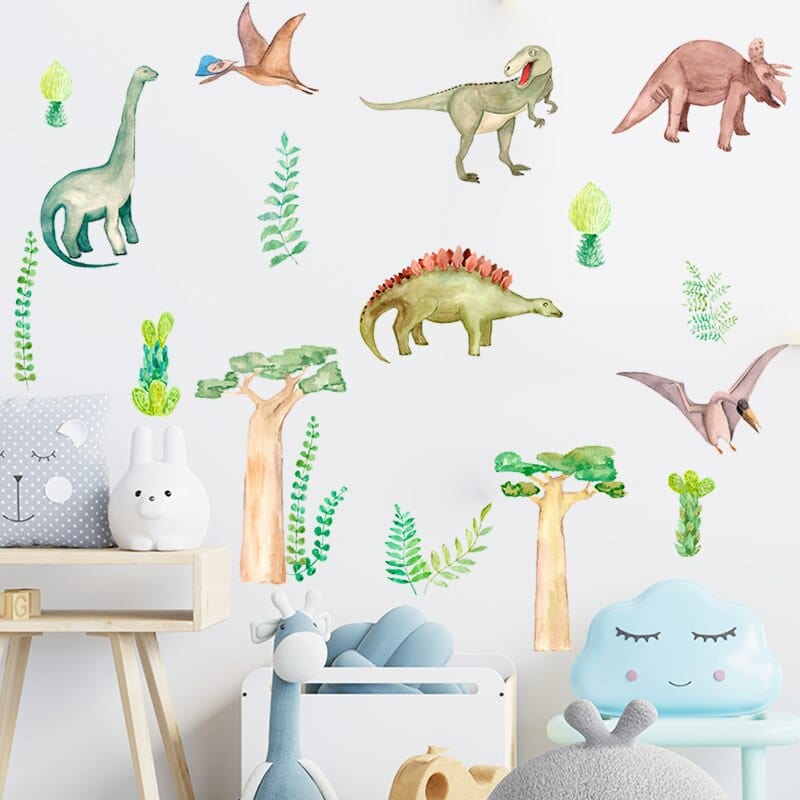 Stickers Dinosaures Chambre Bébé Stickers Mania