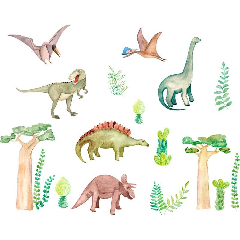 Stickers Dinosaures Chambre Bébé Stickers Mania