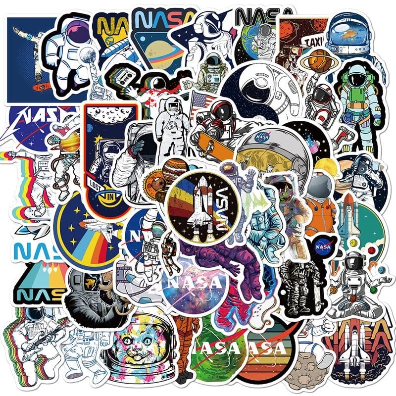 Stickers Espace<br> NASA (50 pcs) Stickers Mania
