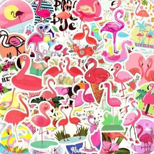 Stickers Flamant Rose Stickers Mania