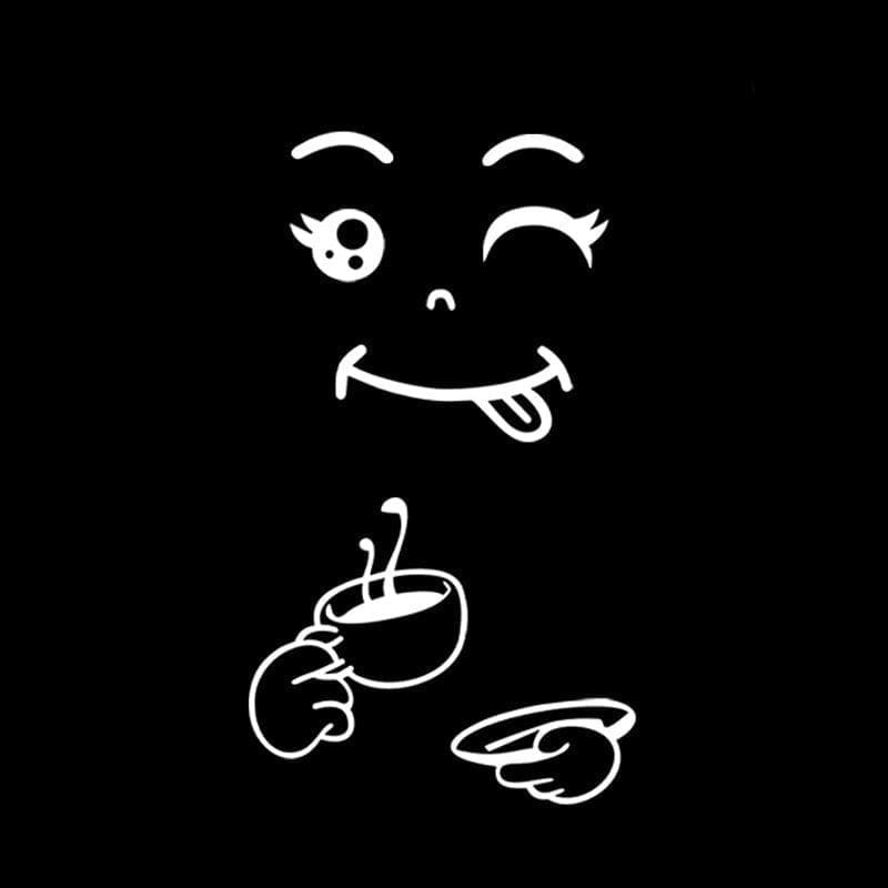 Stickers Frigo 1 Porte 3 - Blanc Stickers Mania