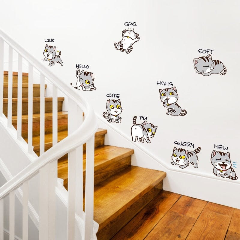 Stickers Frigo Chat Mignon Stickers Mania