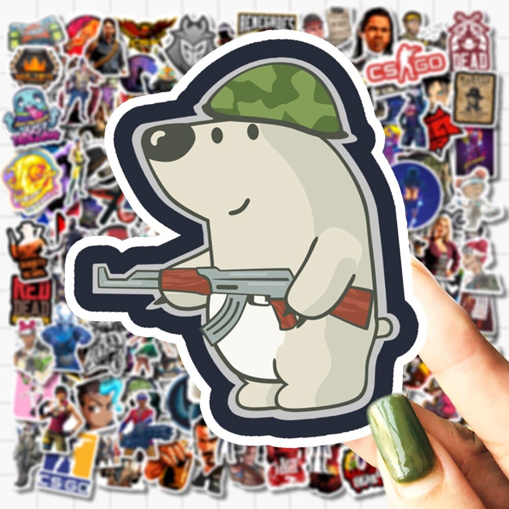 Stickers Jeux Vidéo<br> PC (200 pcs) Stickers Mania