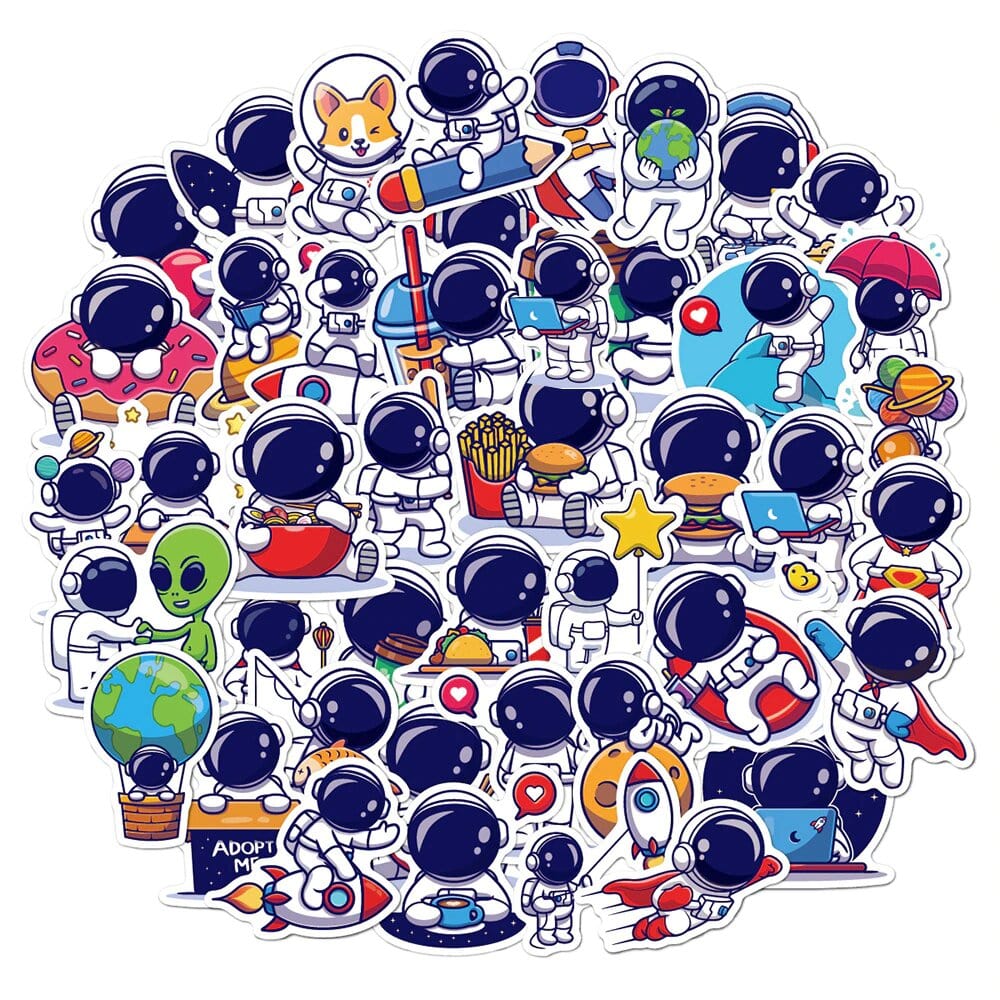 Stickers Kawaii Astronaute Stickers Mania