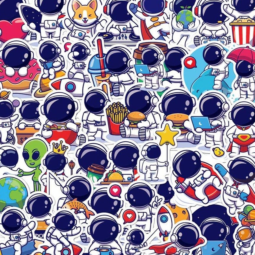 Stickers Kawaii Astronaute Stickers Mania