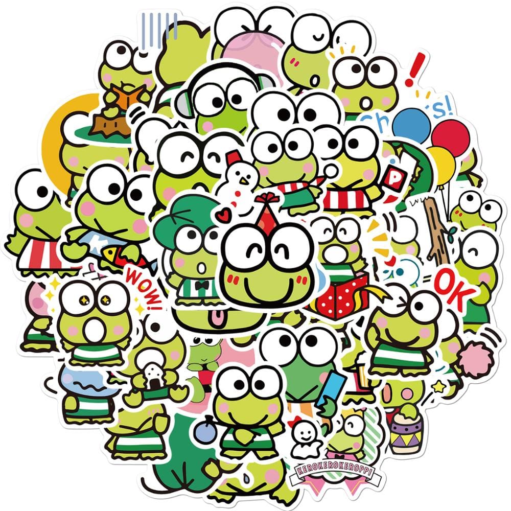 Stickers Kawaii Grenouilles Stickers Mania