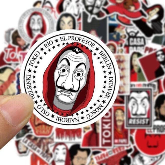 Stickers La Casa de Papel Stickers Mania