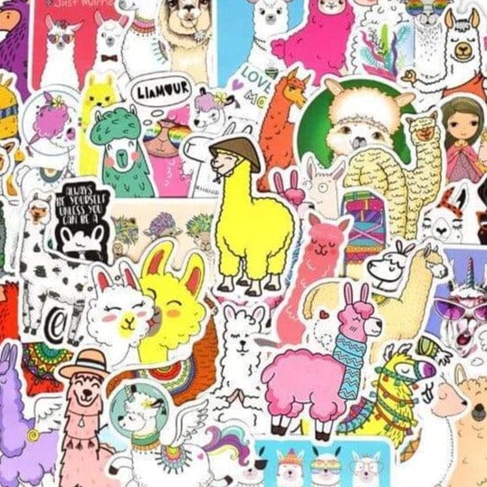 Stickers Lama Stickers Mania