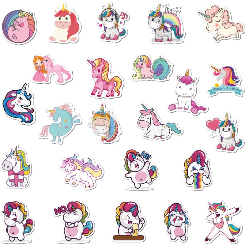 Stickers Licornes Kawaii Stickers Mania