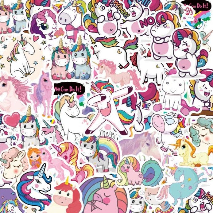 Stickers Licornes Kawaii Stickers Mania