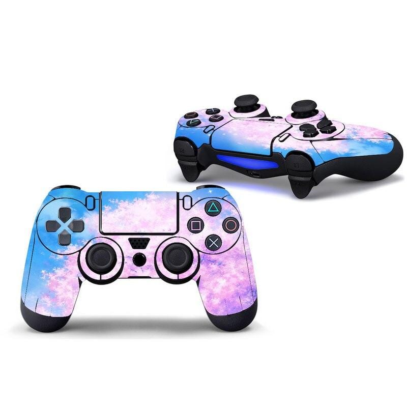 Stickers Manette PS4 Nuage Rose Stickers Mania