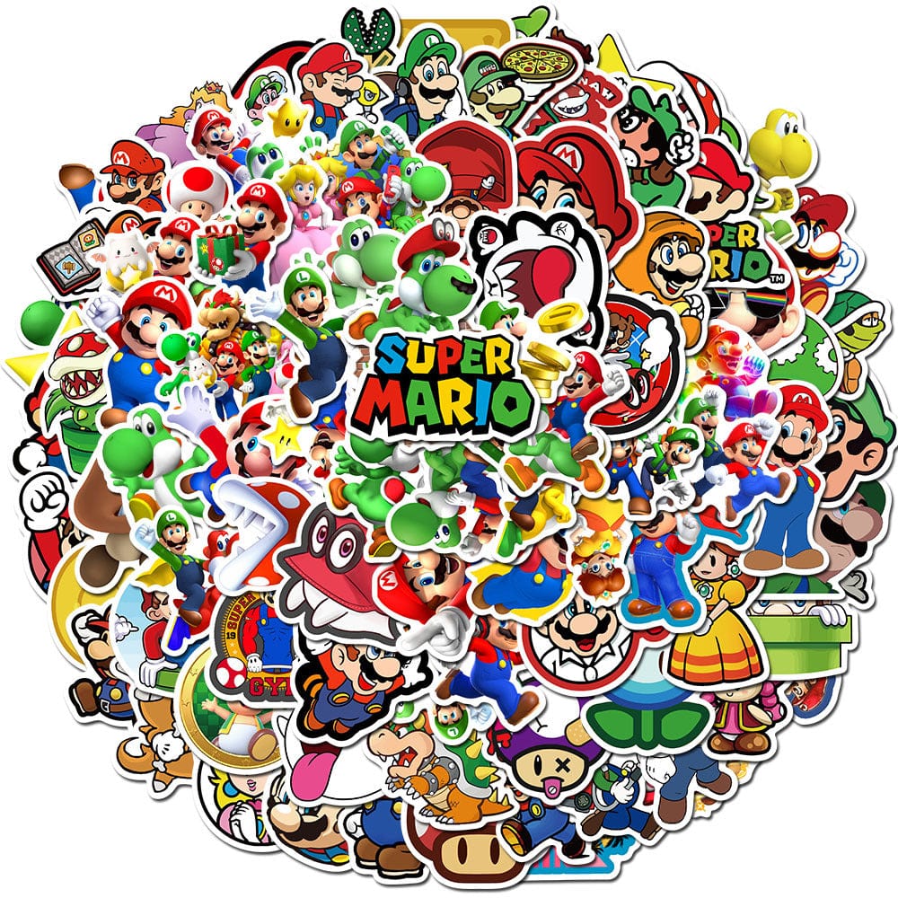 Stickers Mario Bros Stickers Mania