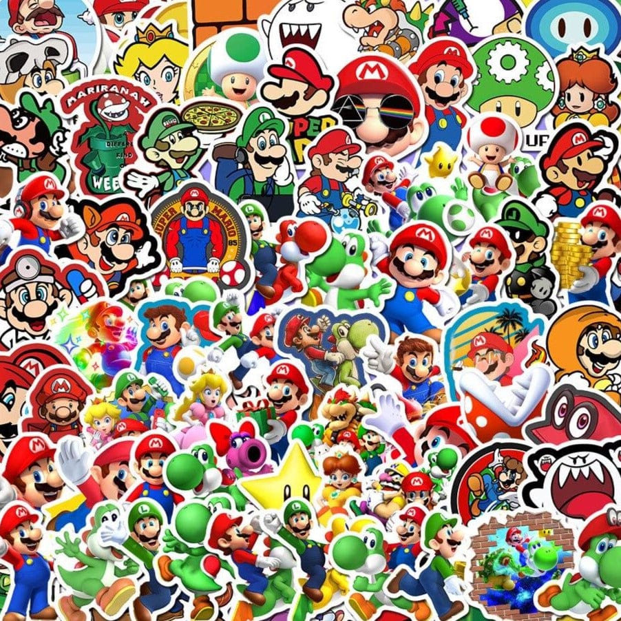 Stickers Mario Bros Stickers Mania