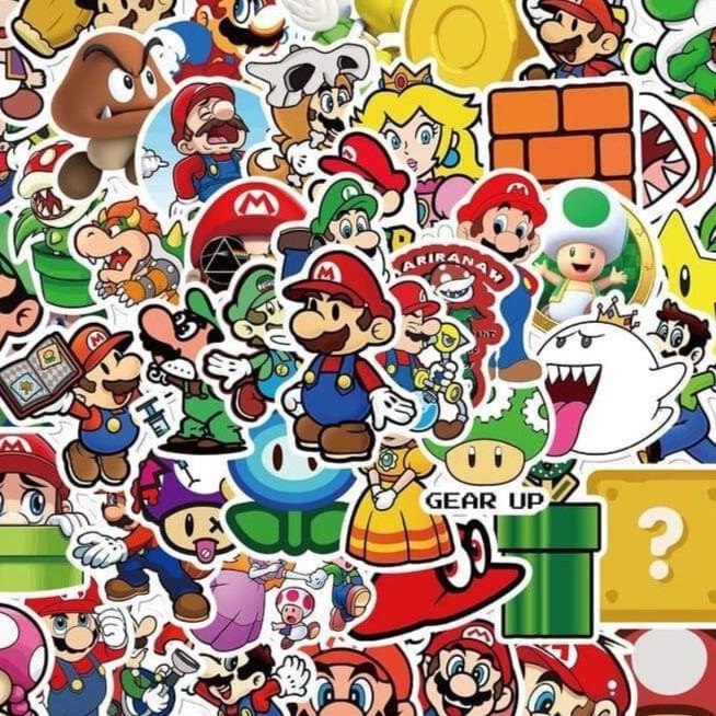 Stickers Mario Stickers Mania