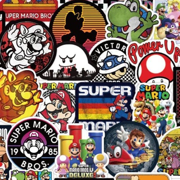 Stickers Mario Vintage Stickers Mania