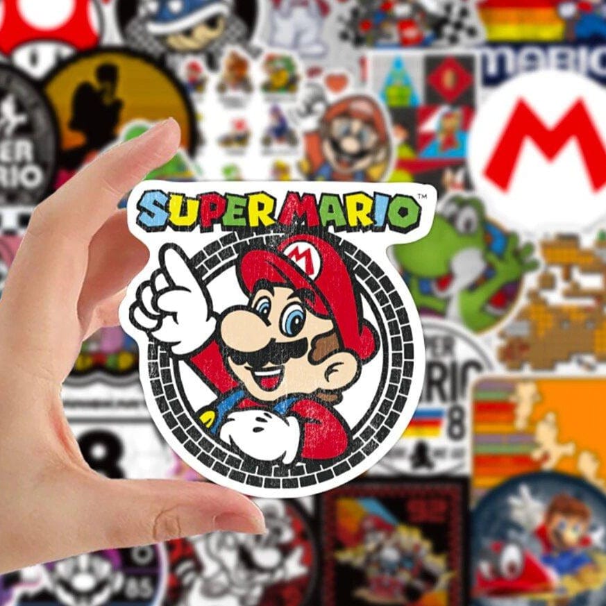 Stickers Mario Vintage Stickers Mania