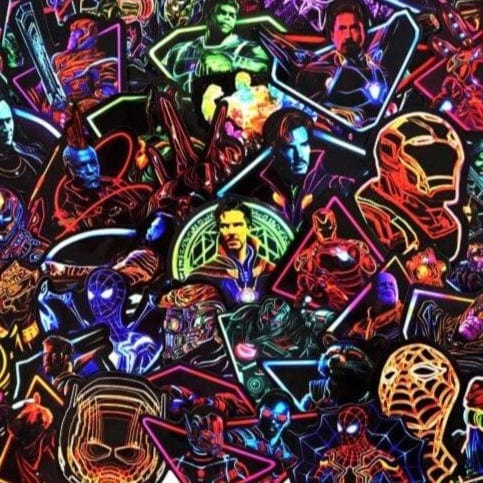 Stickers Marvel Néons Stickers Mania
