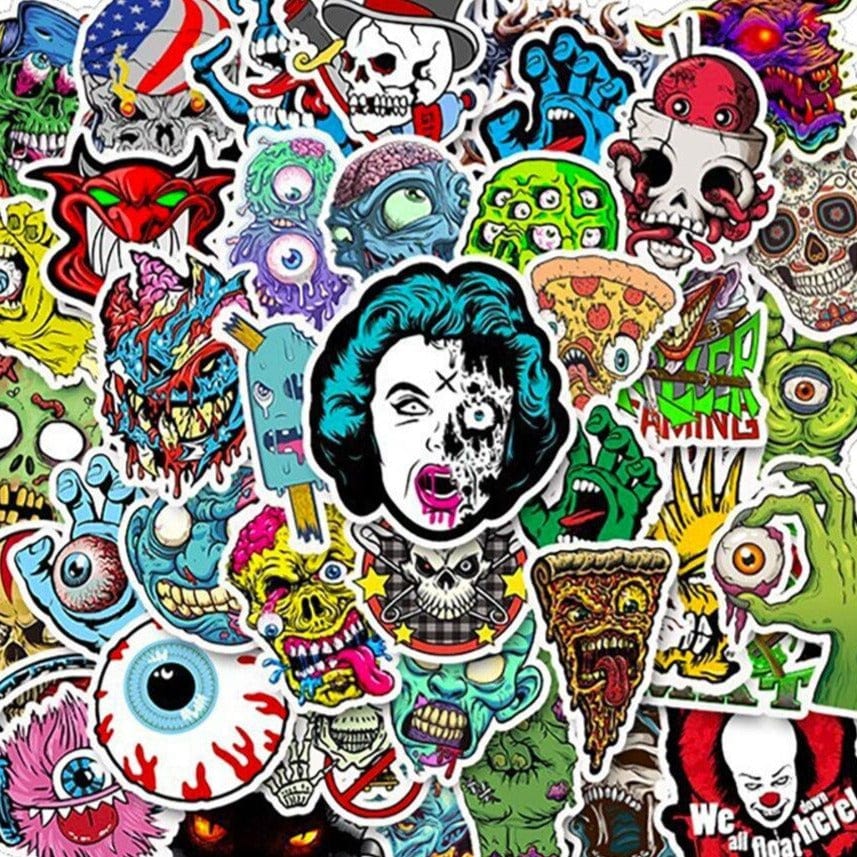 Stickers Moto Horreur Stickers Mania