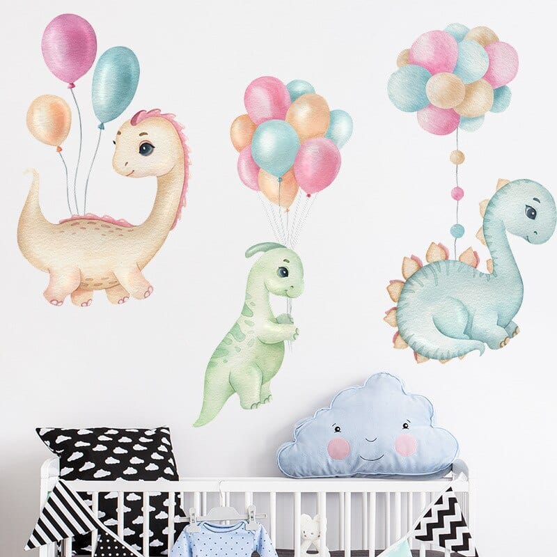 Stickers Muraux Chambre Fille Dinosaures Stickers Mania