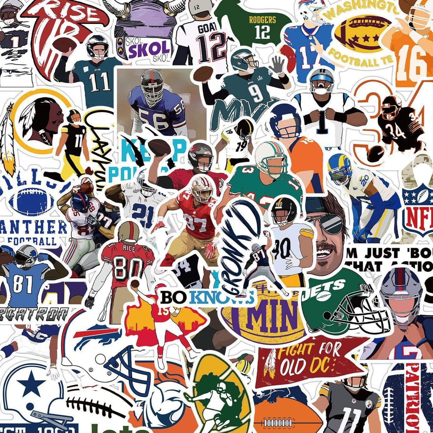 Stickers National Football League Stickers Mania