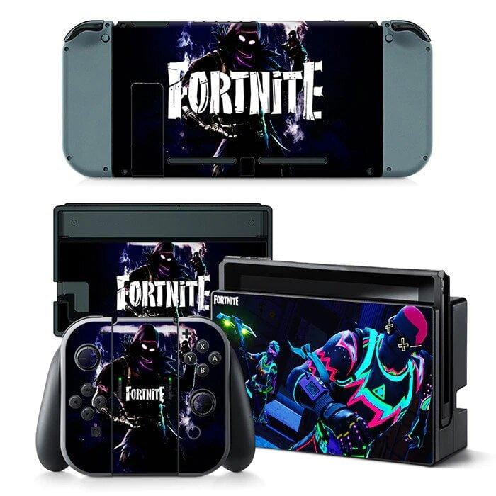 Stickers Nintendo Switch Fortnite Noir