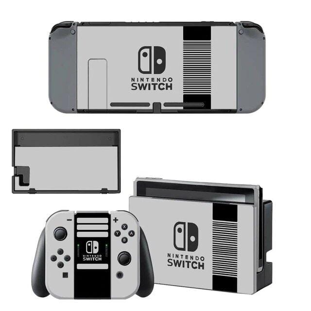 Stickers Nintendo Switch Gris et Noir