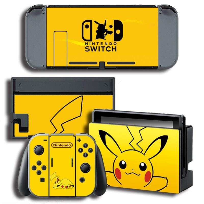 Stickers Nintendo Switch Pikachu Jaune