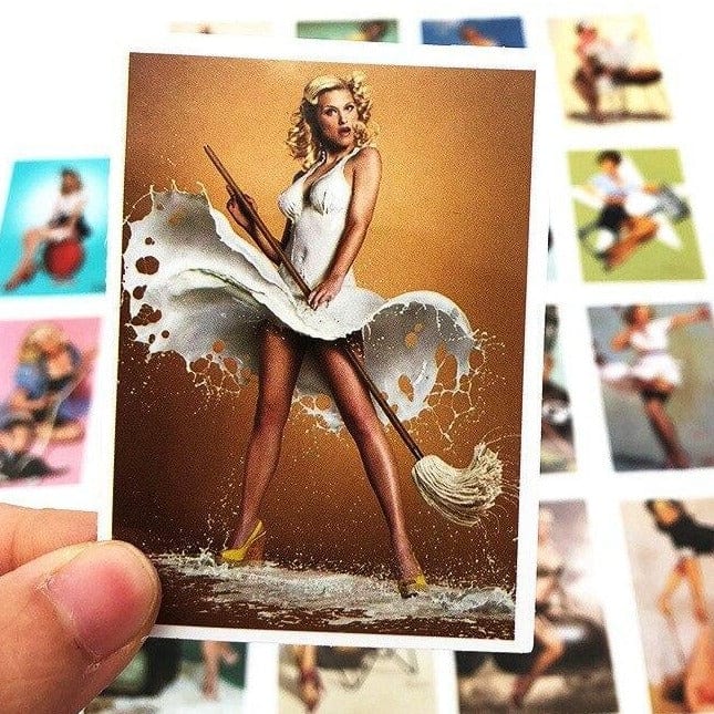 Stickers Pin Up Années 50 <br> (Pack de 25) Stickers Mania