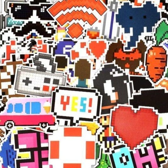 Stickers Pixel Art Stickers Mania