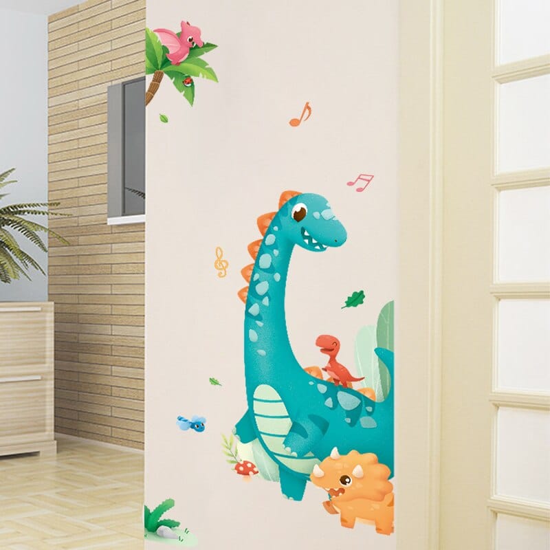 Stickers Porte Dinosaures Chambre Bébé Stickers Mania