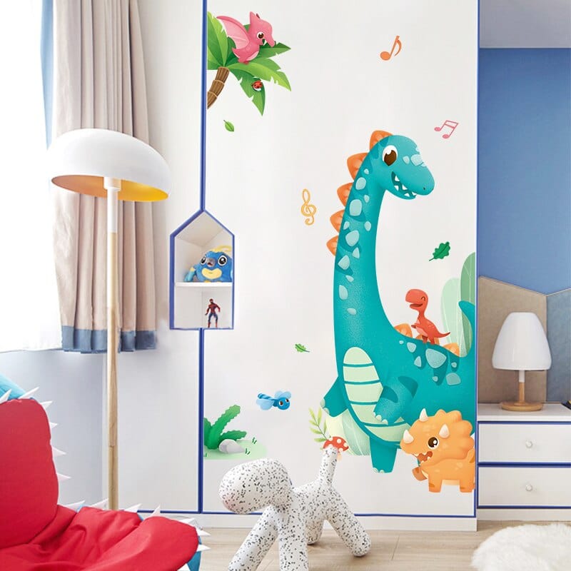 Stickers Porte Dinosaures Chambre Bébé Stickers Mania