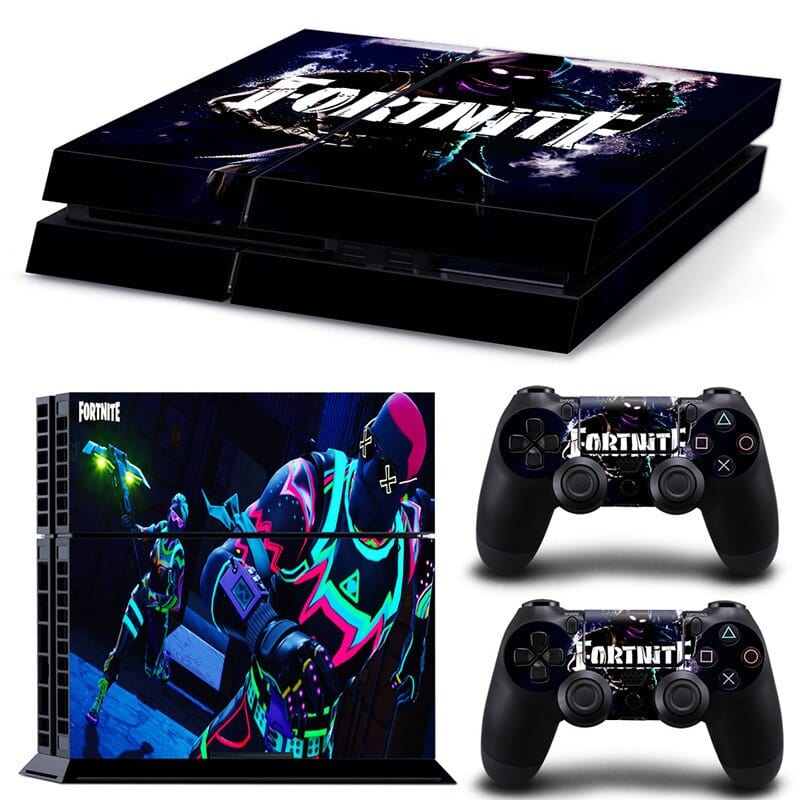 Stickers PS4 Fortnite Noir