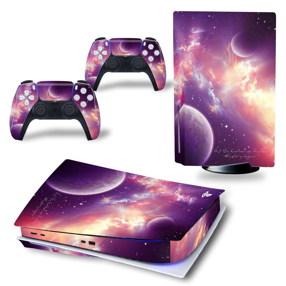 Stickers PS5<br> Galaxie Interstellaire Stickers Mania