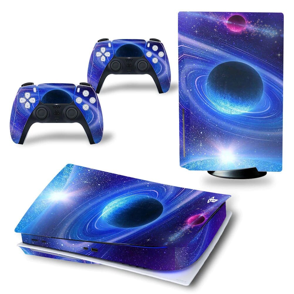 Stickers PS5<br> Planète Bleue Stickers Mania