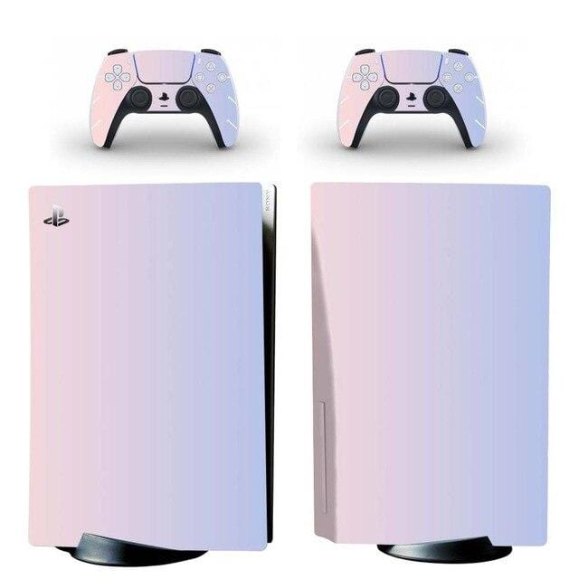 Stickers PS5<br> Rose et Violet Stickers Mania